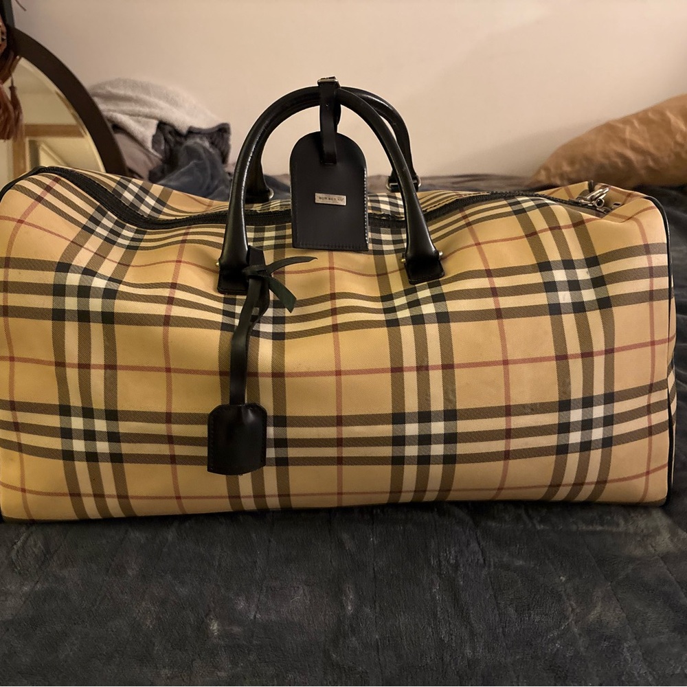 Burberry Nova Check Boston Bag OG Burberry Design Absolute Classic & Authentic